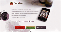 Desktop Screenshot of corkbin.com