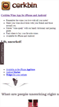 Mobile Screenshot of corkbin.com